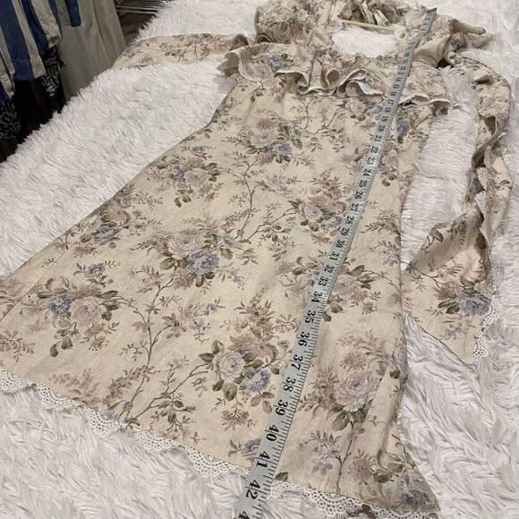 V Chapman The Daisy Halter Dress in Blue Bouquet XS Size 0 - Picture 5 of 10